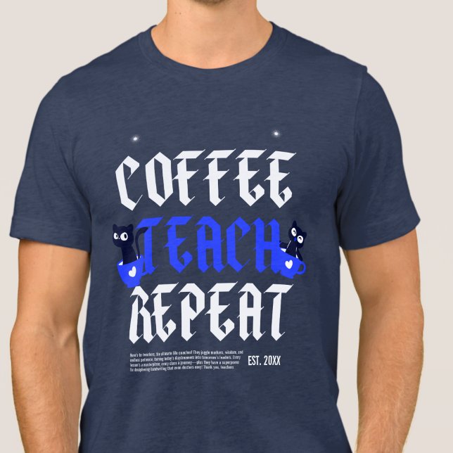 Camiseta Celebração de Volta às Aulas para Professores (Criador carregado)