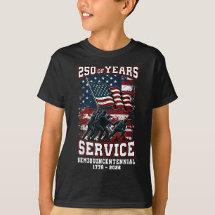 Camiseta Celebração do 250º Aniversário Americano 250 Anos 