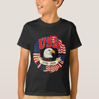 Camiseta Celebração do Aniversário Patriótico dos EUA 250