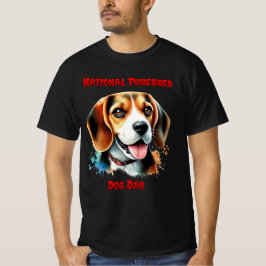 Camiseta Celebração do Beagle: Dia Nacional do Cachorro Pur
