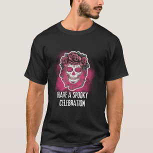 Camiseta Celebração do Crânio de Açúcar Spooky De Los Muert