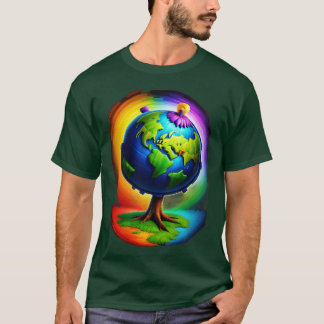 Camiseta Celebração do Dia da Terra