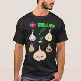 Camiseta Celebração do dia nacional do alho