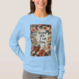 Camiseta Celebração do feliz ano novo@@@@