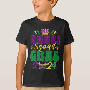 Camiseta Celebração do Grupo Mardi Gras Squad 2024