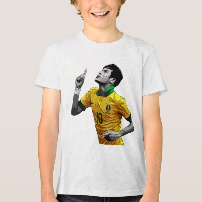 Camiseta Celebração do Jogador de Futebol - Camisa-T (Frente)