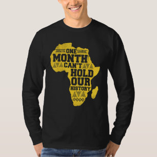 Camiseta Celebração do mapa africano Kente Legal história n