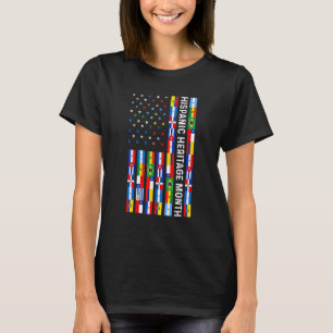 Camiseta Celebração do Mês do Patrimônio Nacional Hispânico