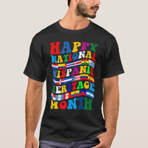 Camiseta Celebração do Mês do Patrimônio Nacional Hispânico