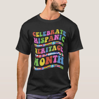 Camiseta Celebração do Mês do Patrimônio Nacional Hispânico