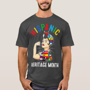 Camiseta Celebração do Mês do Patrimônio Nacional Hispânico