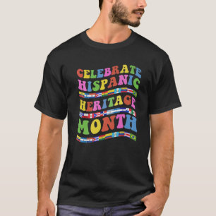 Camiseta Celebração do Mês do Patrimônio Nacional Hispânico
