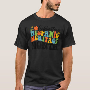 Camiseta Celebração do Patrimônio Hispânico Mês Hispânico