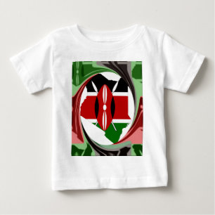 Camiseta Celebração do Quênia - Trabalho de arte de vetor d