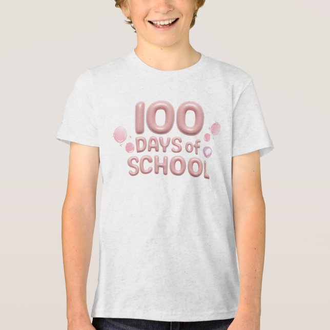 Camiseta Celebração dos 100 Dias de Escola (Frente)