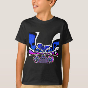 Camiseta Celebração dos EUA: Víbias Dinâmicas de Arte de Te