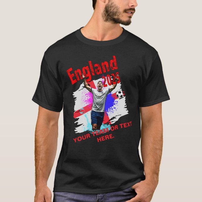 Camiseta Celebração dos Objetivos do Futebol na Inglaterra  (Frente)