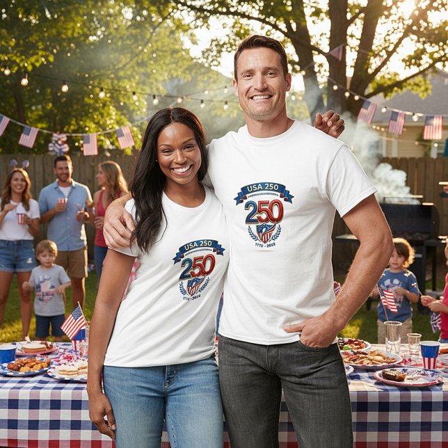Camiseta celebração EUA 250 (Criador carregado)