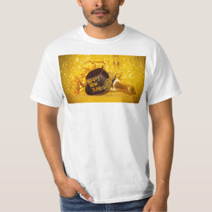 Camiseta Celebração festiva de Ano Novo SlipperyJoe