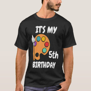 Camiseta Celebração Incrível É a minha 5 de Aniversário Gar