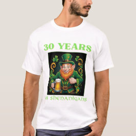 Camiseta Celebração lendária do 30º aniversário no St. Patr