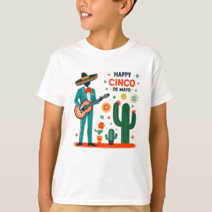 Camiseta Celebração Mariachi – Feliz Cinco de Maio