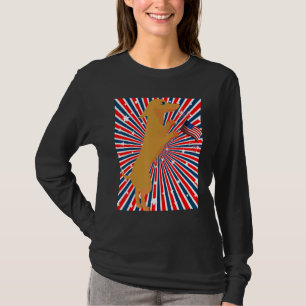 Camiseta Celebração Patriótica do Cão-de-Lixeira
