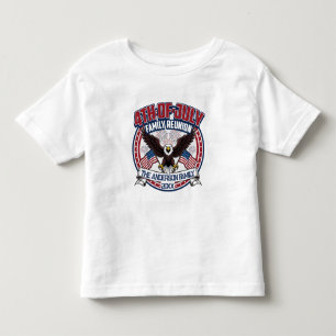 Camiseta Celebração Patriótica do Reencontro de 4 de Julho