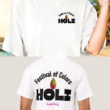 Celebração Personalizada de Cores Festivas Holi Lu