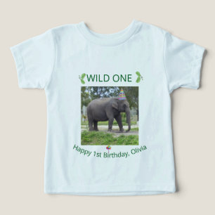Camiseta Celebração Selvagem da Safári de Elefante