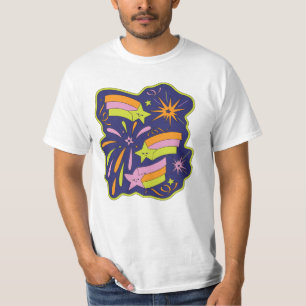 Camiseta Celebração Whimsical Starburst