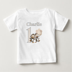 Camiseta Celebrações de 1º Aniversário dos Patinhos Dançant