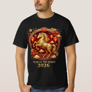 Camiseta Celebrações do Ano do Cavalo Chinês 2026