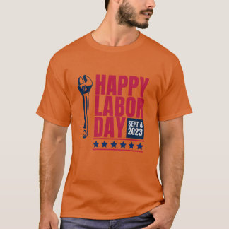 Camiseta Celebrações do Dia do Trabalho