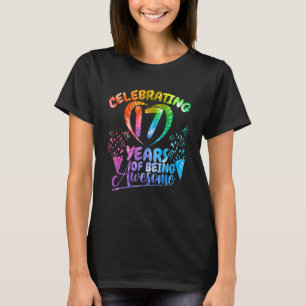 Camiseta Celebrando 17 Anos De Incrível Cos De Aniversário