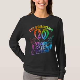 Camiseta Celebrando 20 Anos De Ser Um Cos De Aniversário In
