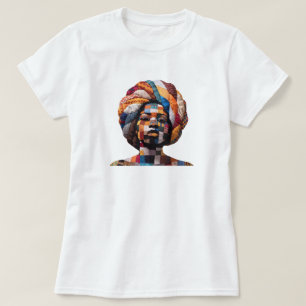 Camiseta Celebrando a Arte Colorida do Quilting