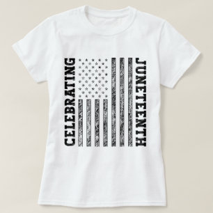 Camiseta Celebrando a décima sexta-feira, desolada bandeira