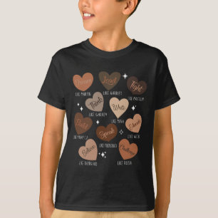 Camiseta Celebrando a História Negra Com Hea Líder Educado