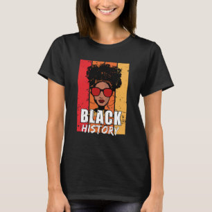 Camiseta Celebrando a História Negra Mulheres História Negr