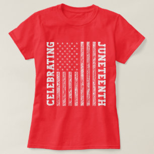 Camiseta Celebrando a Legal bandeira americana de 12 de jun
