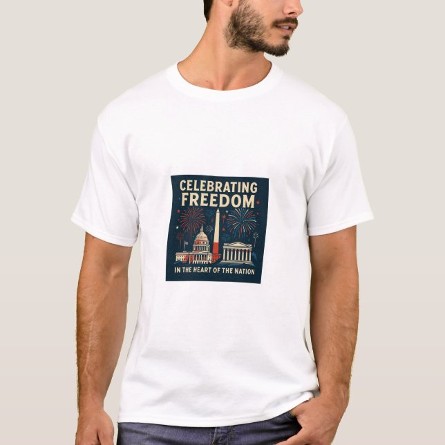 Camiseta Celebrando a liberdade (Frente)