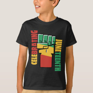 Camiseta Celebrando a Liberdade Negra 1865 Afro-Americano 3