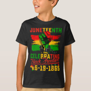 Camiseta Celebrando a Liberdade Negra 1865 Afro-Americano 4