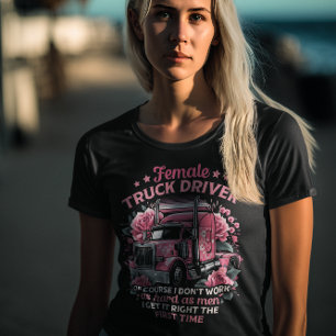 Camiseta Celebrando mulheres caminhoneiras habilitadas!