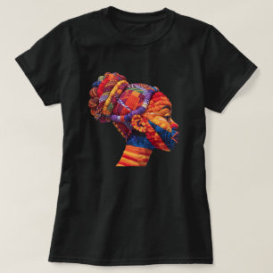Camiseta Celebrando Mulheres Negras Coloridas