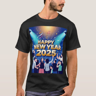Camiseta Celebrando o Ano Novo Juntos