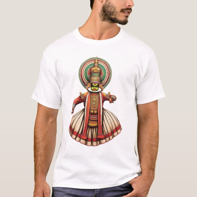 Camiseta Celebrar a Arte de Kathakali (Frente)