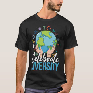Camiseta Celebrar A Diversidade Para Uma Terra Positiva Tol