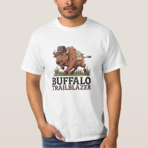Camiseta Celebrar a Natureza com a Arte de Buffalo